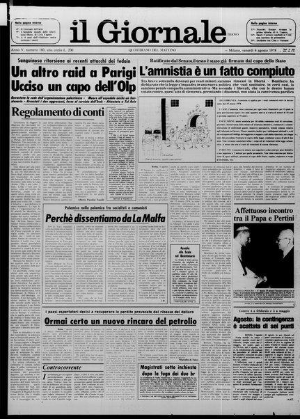 Il giornale nuovo : quotidiano del mattino